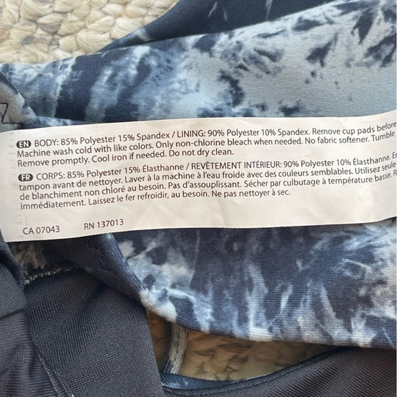 NWT Wildfox Sweat Tie Dye Sports Bra Small - Picture 7 of 8